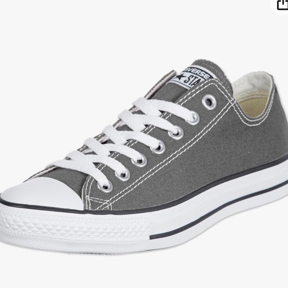Converse Chuck Taylor Low Top Gray White/Teal. Size 9 Women’s Size 7 Men’s. - Picture 1 of 6